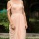 Gaia Dress for Bridesmaids and Formals in Blush
