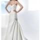 Fit N Flare Sweetheart Taffeta Floor Length Chapel Train Wedding Dress With Ruching - Compelling Wedding Dresses