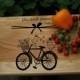 Personalized cutting board , Wedding gift for the couple , Personalized wedding gift , Personalized anniversary engraved Birds & bicycle