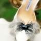Black White Stripes Shoe Clips Bow & Oval Gem. Couture Statement Bridal Bride Bridesmaid, Gossip Girl Spring, Elegant Boudoir, Birthday Gift