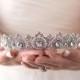 Vintage Bridal Tiara, Bridal Hair Accessory, Royal Bridal Crown, Rhinestone Wedding Crown, Antique Wedding Tiara, Bridal Headpiece ~TI-3286
