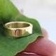 Brass Wide Band Ring, Brass Wedding Band, Men, Women, Handmade, Recycled Brass Metal Ring, Elegant, Simple, Minimalist Ring