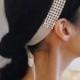 Wedding Accessory Bridal Hair, Wide Rhinestone Headband / Sash - rhinestone, bridal belt