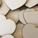 50 2.5 inch wood hearts - unfinished wooden hearts for wedding and parties