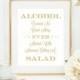 Alcohol because no great story sign (PRINTABLE FILE) - Wedding bar sign - Alcohol sign - Alcohol print - Alcohol wedding sign