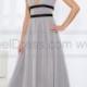 A-line V-neck Silver Ruffles Chiffon Sleeveless Ankle-length Mother of the Bride Dress