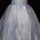 sale...save 20.00 FREE tiara little girls SKY BLUE sz. 5-6 flower girl dress princess dress lace up bodice cinderella dress