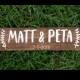 Personalised Wedding Sign, Welcome Sign, Wedding Signage, Painted Sign, Rustic Wedding Sign, Wedding Props, Wedding Decor 