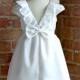 White or Ivory Dress for Toddler or Girl, special occasion, flower girl, 1st communion