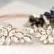 Bridal Bracelet, White Crystal Wedding Bracelet,Swarovski Crystal Cuff Bracelet,Bridal Cuff Bracelet,Bridesmaids Gold Bracelet,Cuff Bracelet