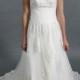 White Lace applique tulle A-line sweetheart neckline bridal gown wedding dress