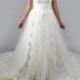 Gorgeous princess white lace wedding dress sweetheart backless sweep/brush train wedding gown