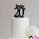 Cake Decor Rustic-Happy birthday Cake topper-Birthday-All birthday cake toppers-happy 20th