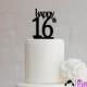 Cake Decor Rustic-Happy birthday Cake topper-Birthday-All birthday cake toppers-sweet 16