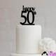 Cake Decor Rustic-Happy birthday Cake topper-Birthday-All birthday cake toppers-happy 50th