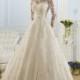 Backless Lace Long Sleeve Wedding Dress