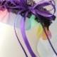 Rainbow Pride Garter-Satin and Lace -Gay Pride Garter-Customize your colors