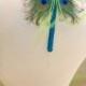 Butterfly Headband Fascinator Peacock & Ostrich Feathers, Fashionista Statement, Spring Holidays, Blue Emerald Sapphire Teal Turquoise Green
