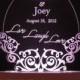 Live Laugh Love  Wedding Cake Topper  - Engraved & Personalized - Light OPTION