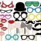 Photo Booth Prop - 31 piece Party Photo Props set - Wedding Photobooth Props - Birthday