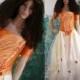 Fairy Princess Corseted Ball or Alternative Wedding Gown - Ariadne Orange - Made To Order
