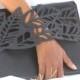 Leather-clutch/leather handbag/iPad sleeve "SAGER"