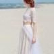 Alexandra - lace skirt / flyaway tulle skirt / lace and tulle skirt / bohemian bridal skirt / beach bridal skirt