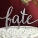 Fate Cake Topper, Wedding Cake Topper, Engagement Cake Topper, Bridal Shower Cake Topper, Anniversary Cake Topper