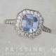 Bezel Set Diamond Halo Engagement Ring Semi-Mount Centre Stone Sold Separately Weddings Anniversary