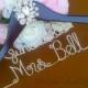 Made in USA. Personalized Bridal Wedding Hanger. Bridal Hanger. Bridal Party. Custom Hanger.