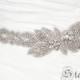 SALE JOYANN Crystal wedding bridal beaded sash , belt