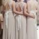 Charming Open Back Lace Top Illusion Cheap Long Wedding Party Dress Gown Bridesmaid Dresses, WG39