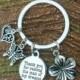 Thank You For Raising The Man Of My Dreams, Mother Of The Groom Gift, Mother In Law Keychain, Charm is Size of a Nickel