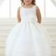 Organza Flower Girl Dress with Sash and Flower