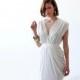 Ivory Wedding Backless Maxi Minimalist Dress