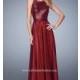 Sequined Bodice Long La Femme Open Back Prom Dress - Discount Evening Dresses 