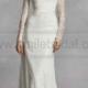 NEW! White by Vera Wang Long Sleeve Lace Wedding Dress VW351270