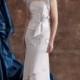 Sheath/Column Floor-length Strapless Chiffon Silver Mother of the Bride Dress