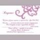 DIY Bollywood Wedding RSVP Template Editable Word File Instant Download Rsvp Printable RSVP Cards Purple Rsvp Template Elegant Rsvp Card