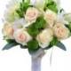 Cream Rose Bridal Bouquet