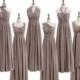 Most Popular Convertible Chiffon Gray Formal Online Cheap Long Bridesmaid Dresses For Wedding Party, WG68