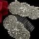 SALE - Swarovski Comb , Bridal Comb , Wedding Comb , Prom Comb , Bridal Hear Pieace, Headband Swarovski Crystal Applique