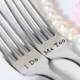 Wedding Forks, I Do-Me Too Forks, Wedding Cake Forks, Personalized Forks with Dates on the Handles