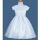 Blue Flower Girl Dress - Rosebud Pearl Dress Style: D2330 - Charming Wedding Party Dresses