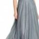 Bridesmaids Pleat Tulle Strapless Gown