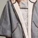 Reversible Hooded Sherpa Cape