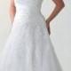 Discount Price Of Elegant A-line Straps Court Train Tulle Fabric Plus Size Wedding Dresses With Appliques Style Mp115091703 UK Online Shopping