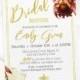 Bridal Shower Invitation Marsala Printable invite Bridal Shower classic Gold Foil Shower Invitation Orchid Bridal Shower Invite idb42