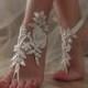 5 pairs Bridesmaid gift Free Ship Beach wedding barefoot sandals Beach shoes, bridal sandals, lace sandals, wedding bridal, summer wear
