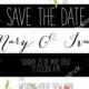 Save the date design. Wedding invitation with flowers.
